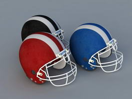 Football Helmet 3d model preview