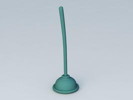 Household Plunger 3d model preview