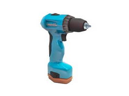 Cordless Drill Driver 3d model preview
