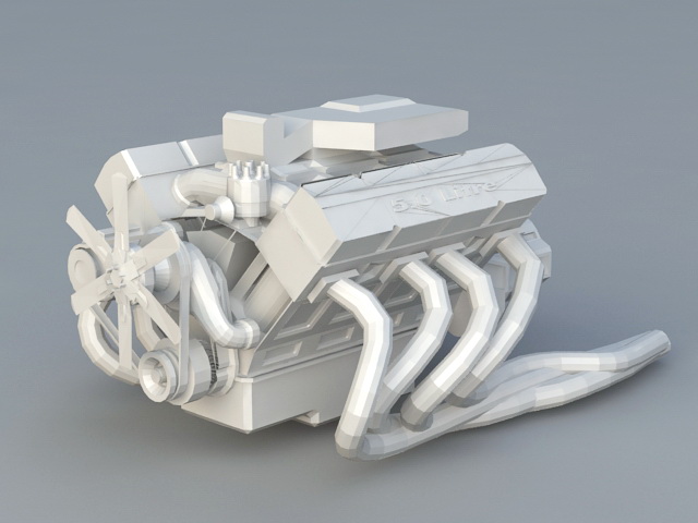 Car Engine 3d model - CadNav