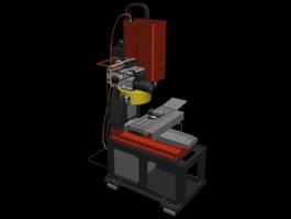 Bench Mill Drill Machine 3d model preview