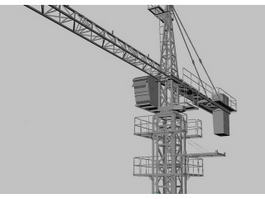 Tower Crane 3d model preview