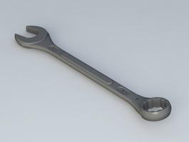 Open End Wrench 3d model preview