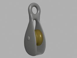 Swivel Pulley Block 3d preview