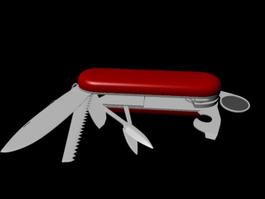 Swiss Army Knife 3d model preview