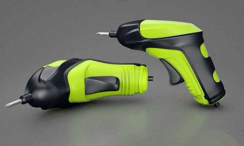 Electric Drill 3d rendering