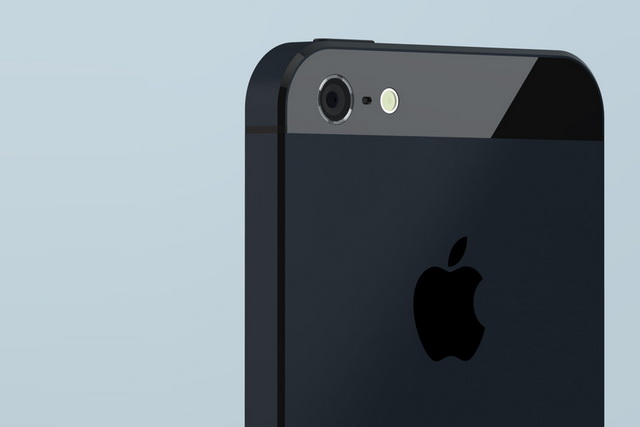 Apple iPhone 5 Black 3d rendering