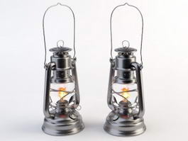 Antique Dietz Oil Lamps 3d preview