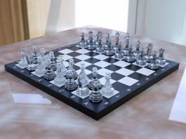 Chess board & pieces - Download Free 3D model by sso_aco