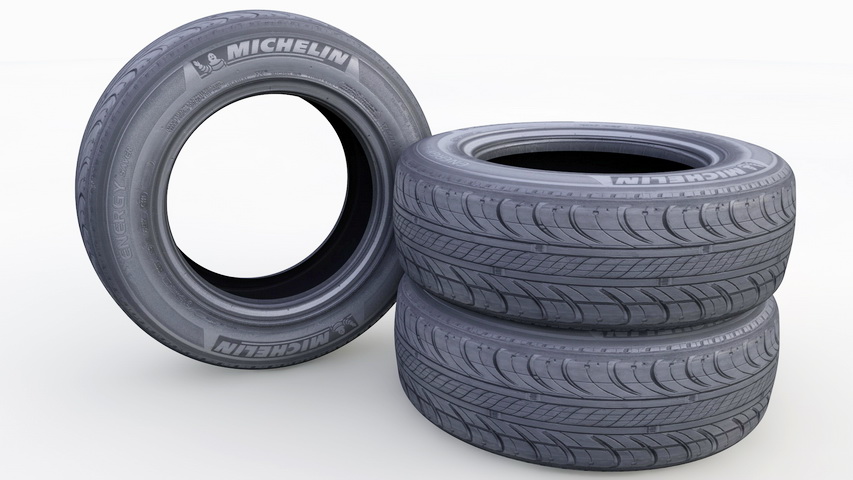 Michelin Tires 3d model Cinema 4D files free download