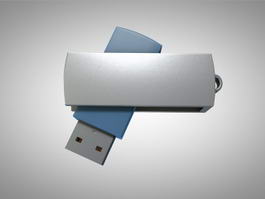 USB Stick 3d model preview