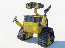 Wall-E 3d model preview