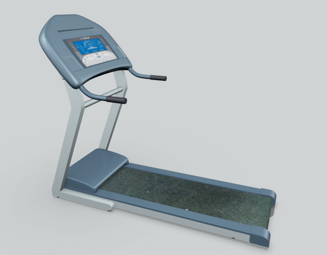 Fitness Treadmill 3d rendering