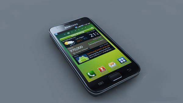 Samsung Galaxy S I9000 3d rendering