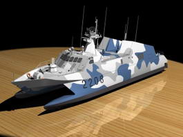 Torpedo Boat 3d model preview