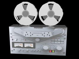 Open Reel Tape Recorder 3d preview