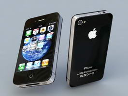 Apple iPhone 4 3d model preview