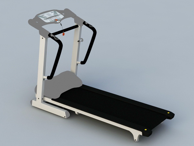 Exercise Treadmill 3d rendering