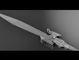 Master Sword 3d model preview