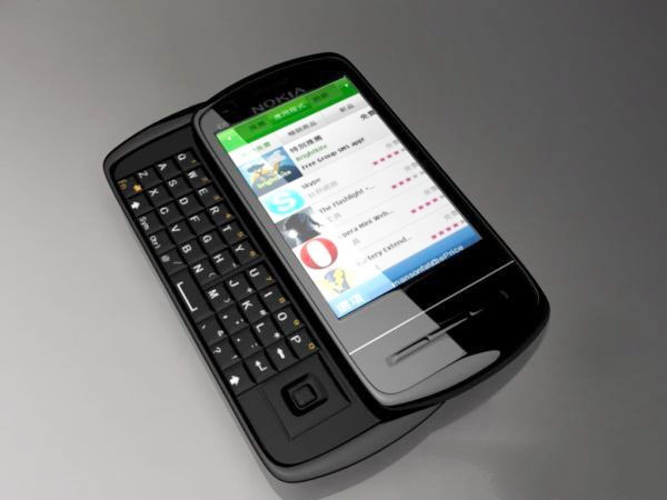 Nokia C6 3d rendering