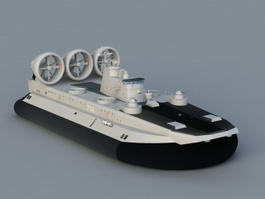 Navy US Military Hovercraft 3d model preview