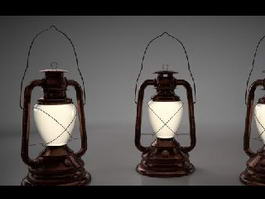 Old Oil Lamp 3d preview