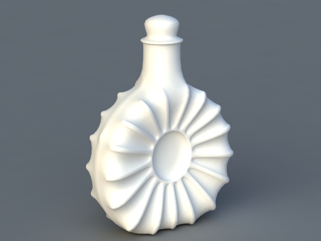 XO Bottle 3d rendering
