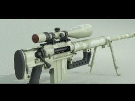 M200 Intervention Sniper Rifle 3d preview