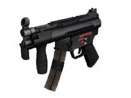 MP5K Submachine Gun 3d model preview