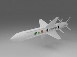 AVTM-300 Cruise Missile 3d model preview