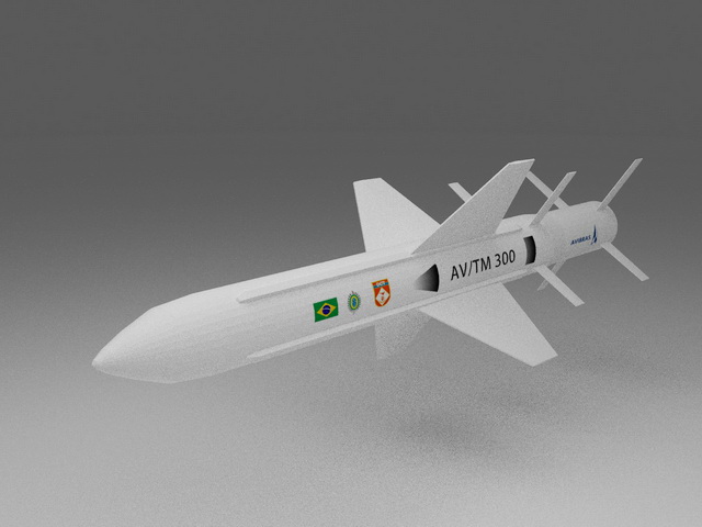 AVTM-300 Cruise Missile 3d rendering