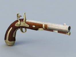 Flintlock Pistol 3d preview
