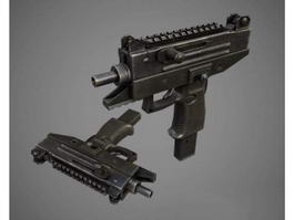 Uzi Pro Submachine Gun 3d model preview