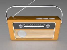 Retro Radio 3d preview