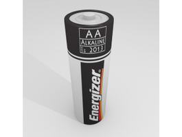 AA Battery 3d model preview