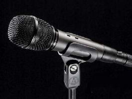 Microphone with Cord 3d preview
