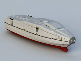 2012 Movie Ark Ship 3d model preview