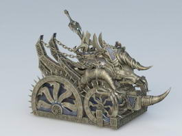 Bronze War Chariot 3d model preview