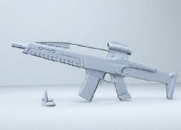 XM8 Assault Rifle 3d model preview