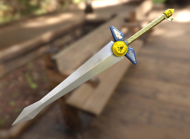Biggoron Sword Ocarina of Time 3d rendering