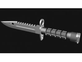 Military M9 Bayonet 3d model preview