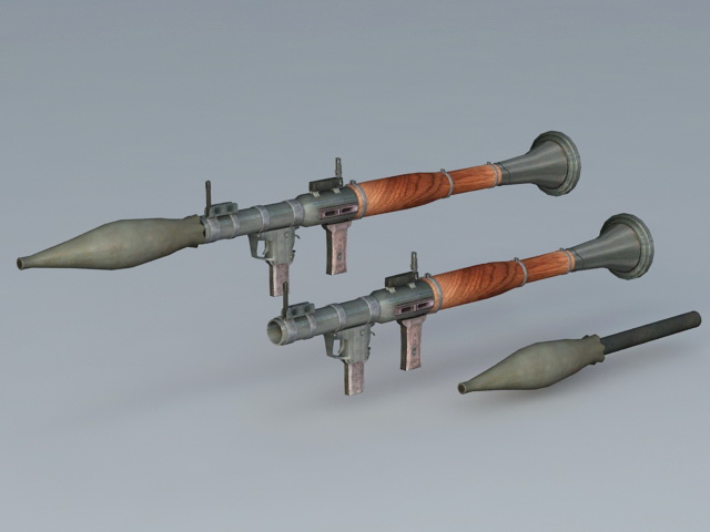 Arma de jogo portátil de lançador de mísseis RPG-7 AAA Modelo 3D $39 -  .unknown .upk .3ds .fbx .max .obj - Free3D