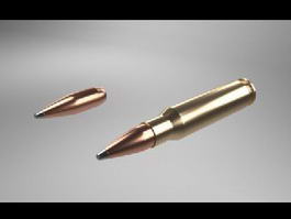 Military Bullets 3d model preview