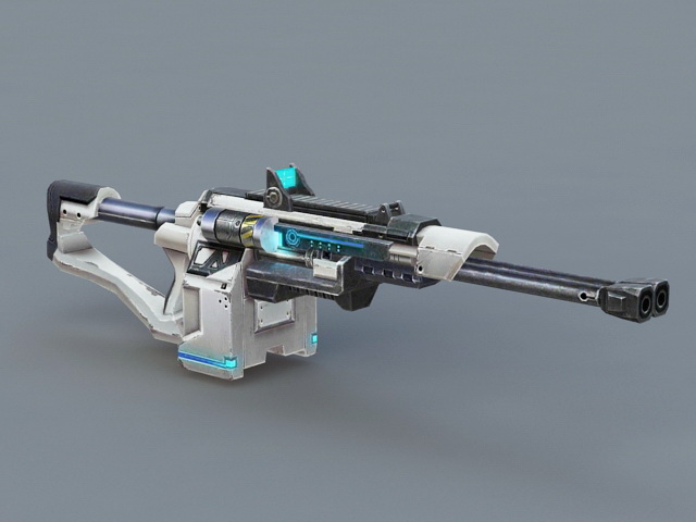 futuristic submachine gun