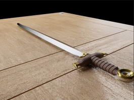 Viking Sword 3d model preview