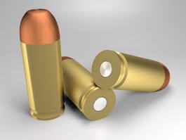 Pistol Bullets 3d model preview