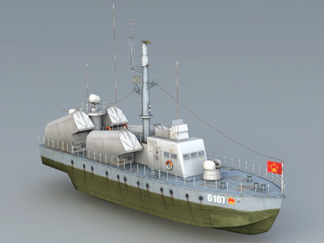 Bladesong Missile Boat 3d rendering