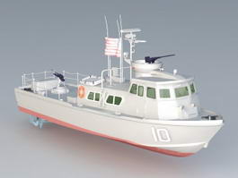 US Navy Swift Patrol Boat 3d preview