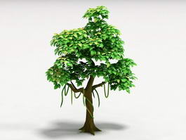 Cartoon Tree 3d preview