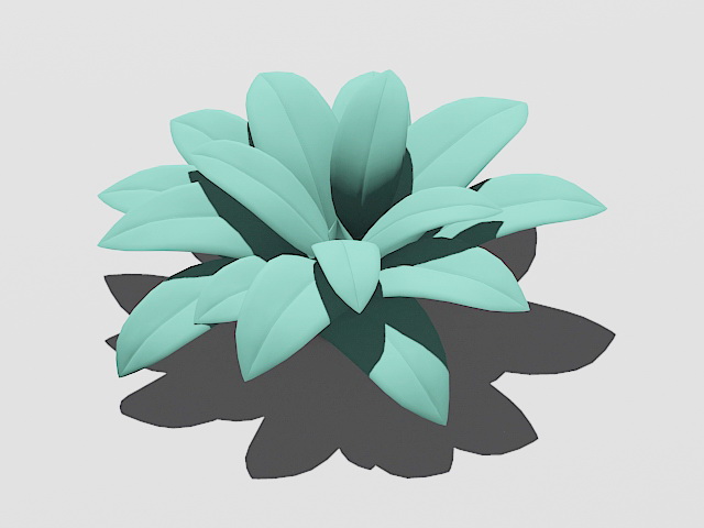 Green Plant 3d rendering